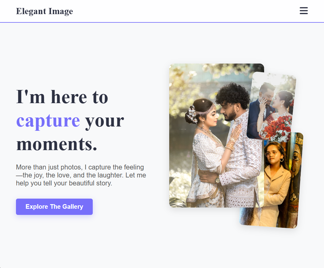 Elegant Image Website